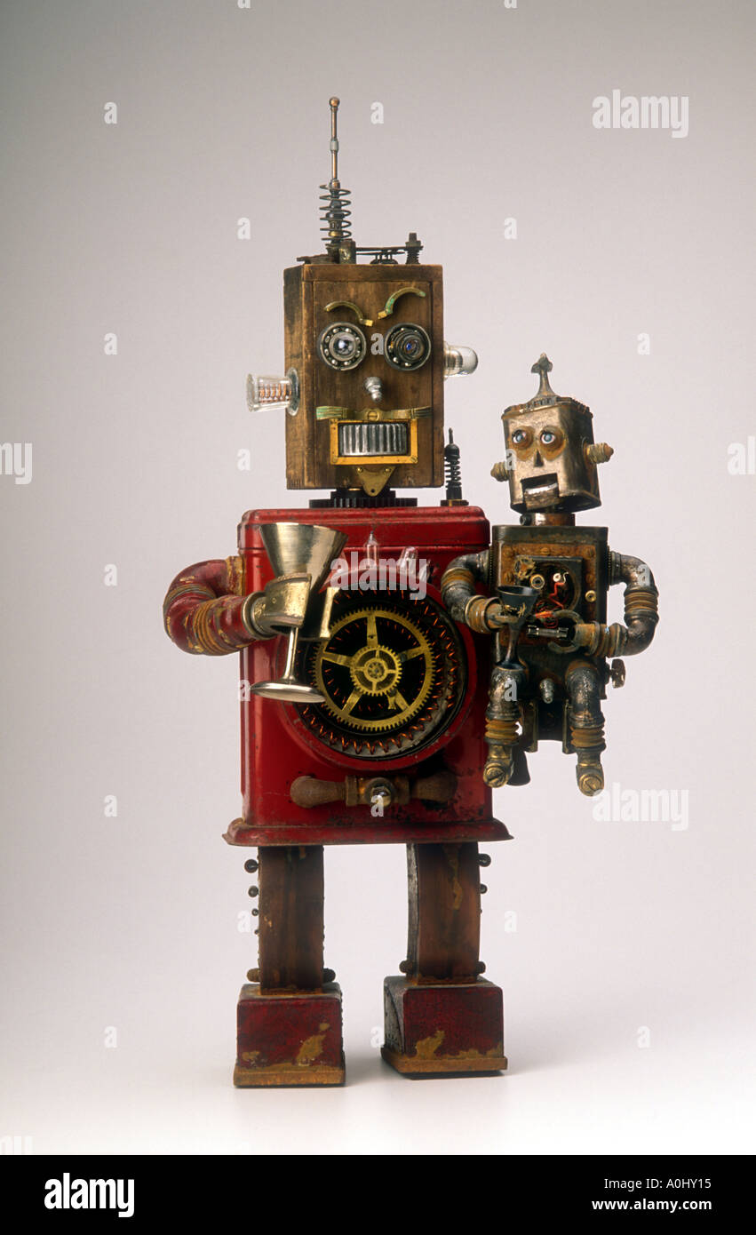 Ventriloque alcoolique robot par Terry Collier Photo Stock - Alamy