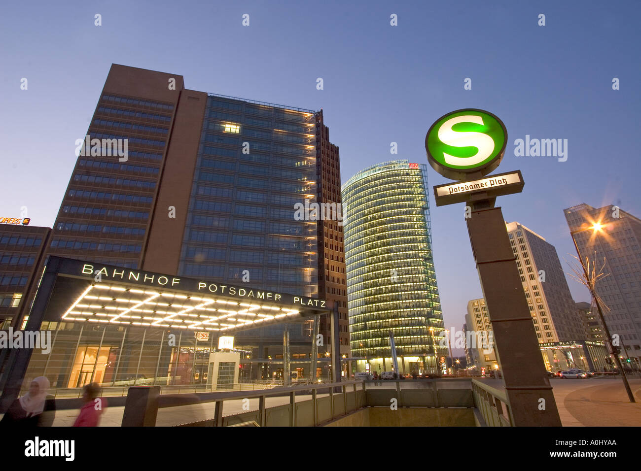 Berlin Potsdamer Platz Daimer architekture moderne Banque D'Images