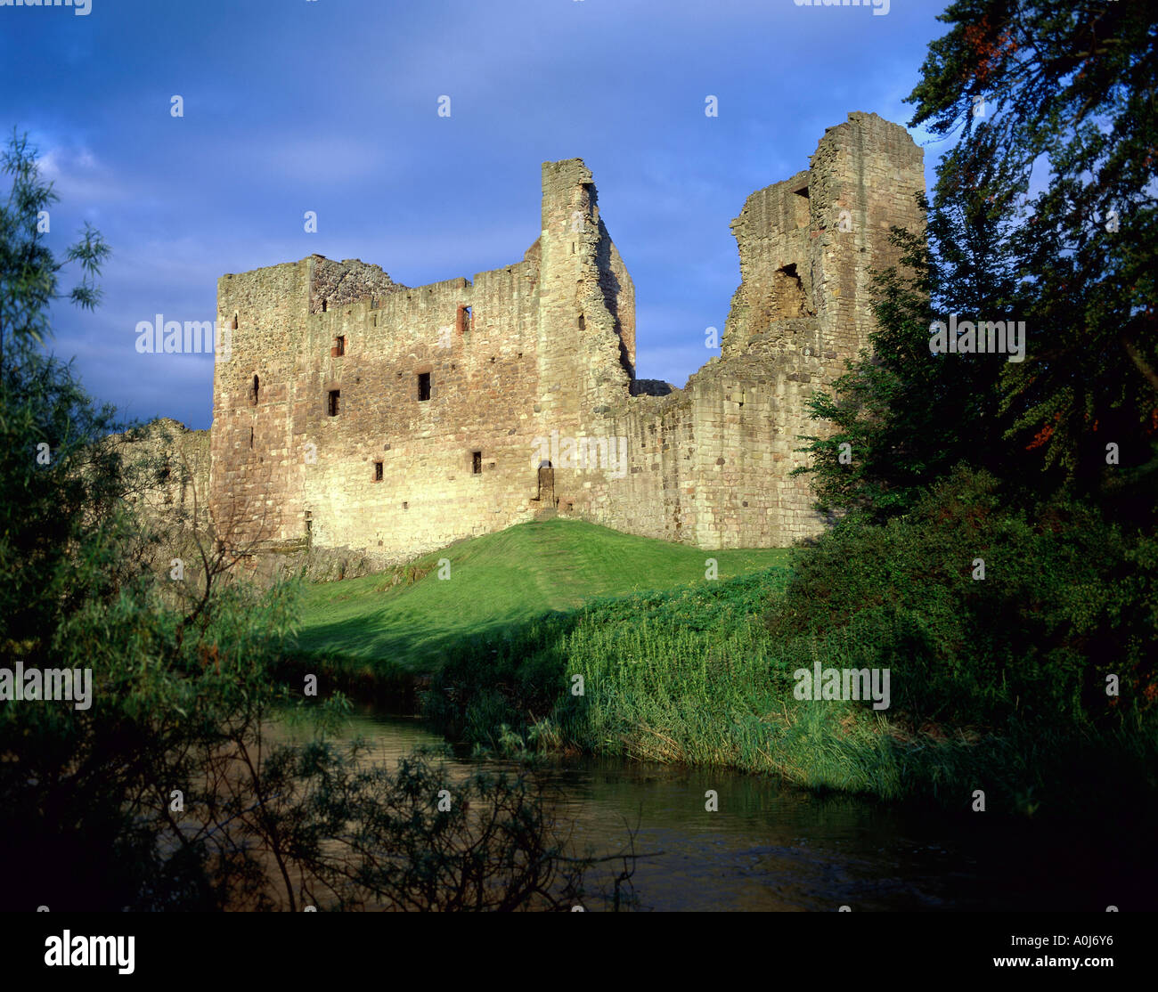 Hailes Castle East Lothian en Écosse Banque D'Images