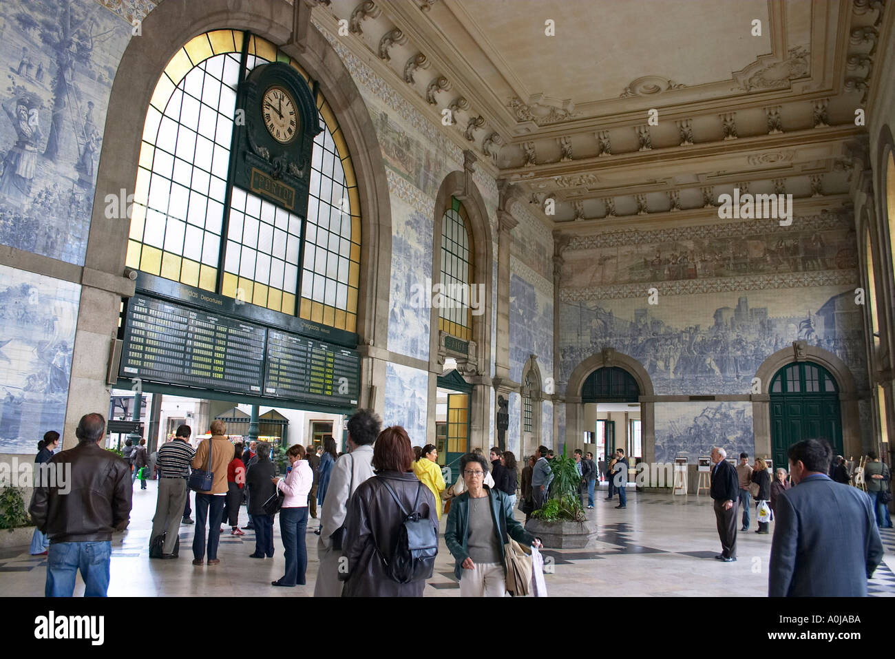 Gare à Porto Banque D'Images