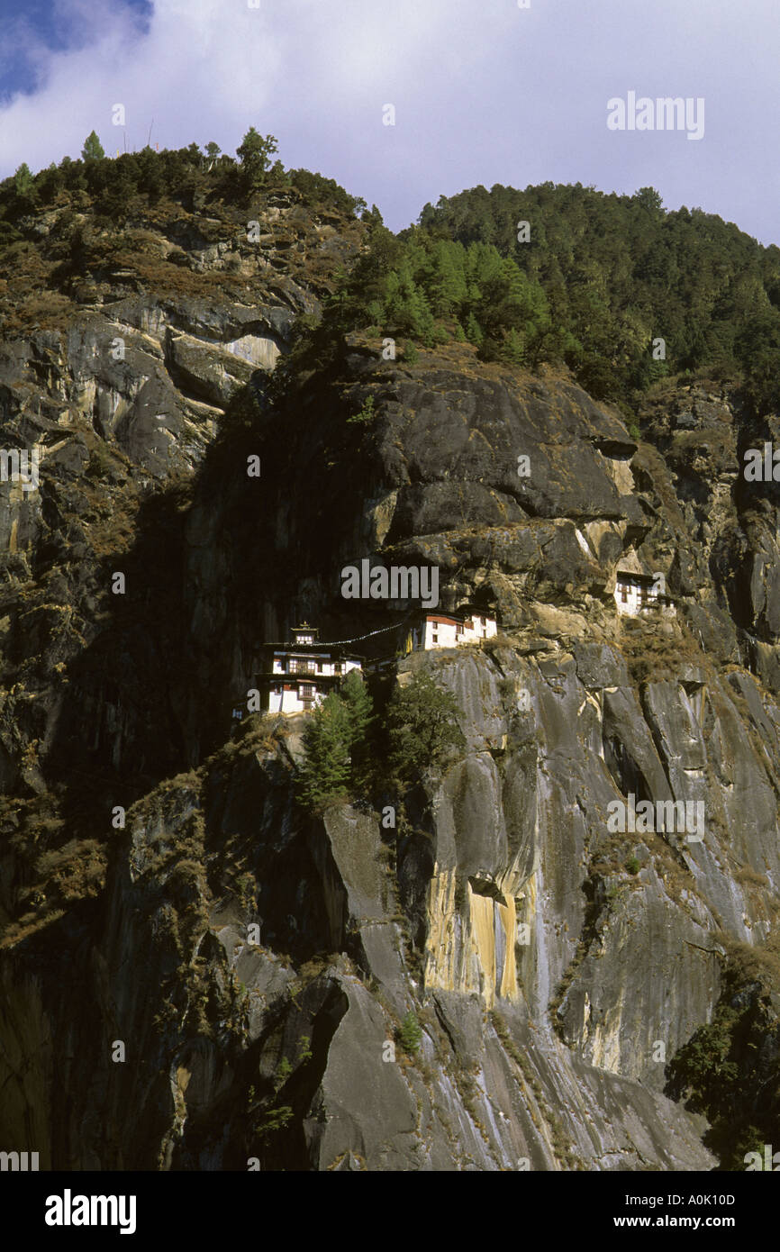 Bhoutan Paro Tiger s Nest Banque D'Images