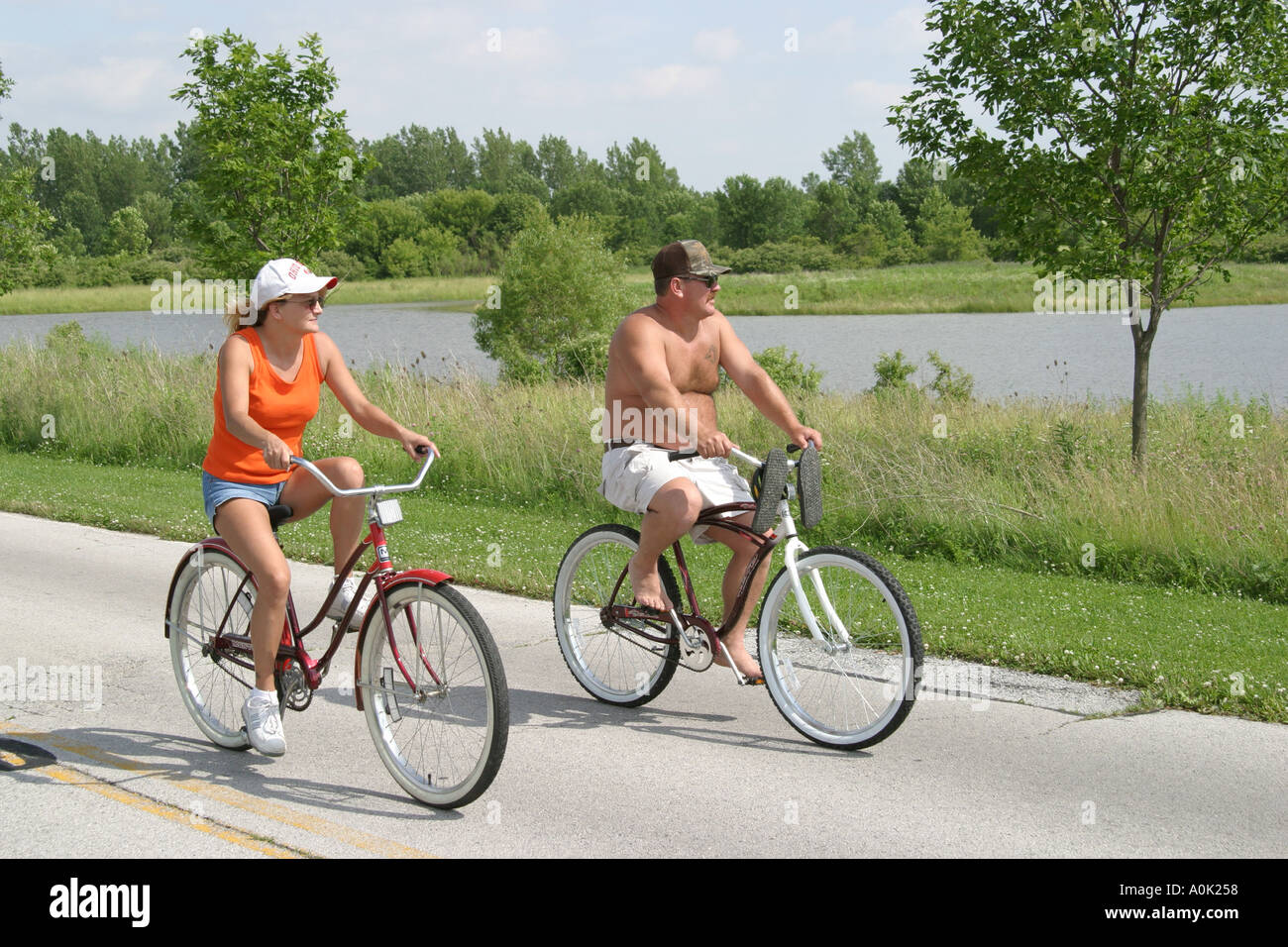Ohio Maumee Bay Water State Park, terrain public, loisirs, bicyclette vélo vélo vélo vélo vélo vélo vélo vélo vélo vélo vélo vélo vélo vélo vélo vélo vélo vélo vélo vélo vélo vélo vélo vélo vélo vélo vélo vélo vélo vélo vélo vélo vélo cyclistes exercice Banque D'Images