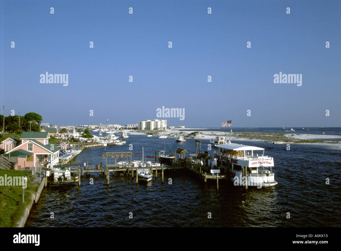 Destin Holiday Resort sur la côte du golfe de Floride Fl USA sur Panhandle Banque D'Images