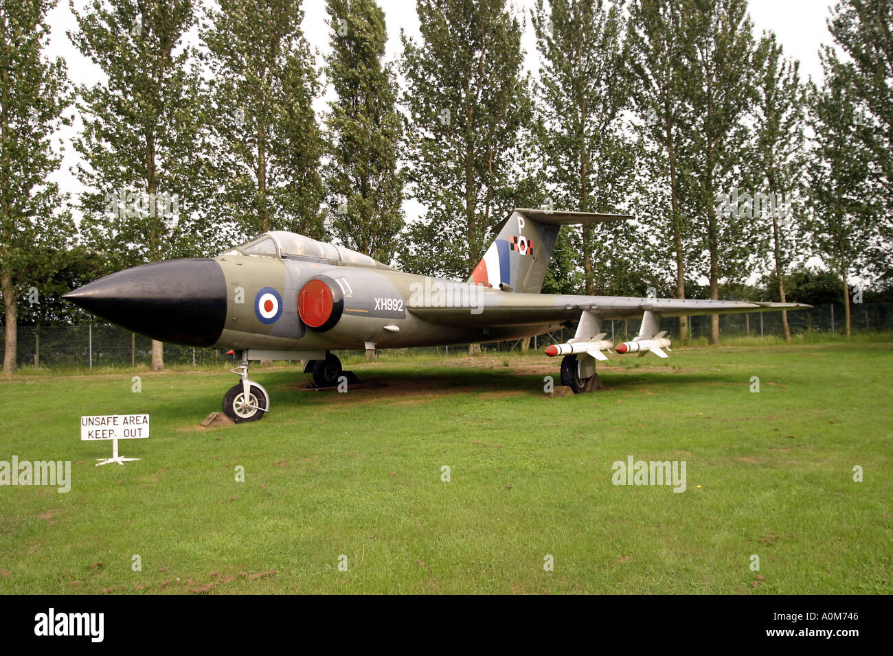 Gloster Javelin Newark Air Museum Banque D'Images