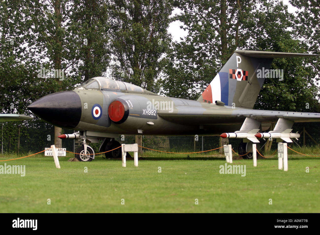 Gloster Javelin Newark Air Museum Banque D'Images