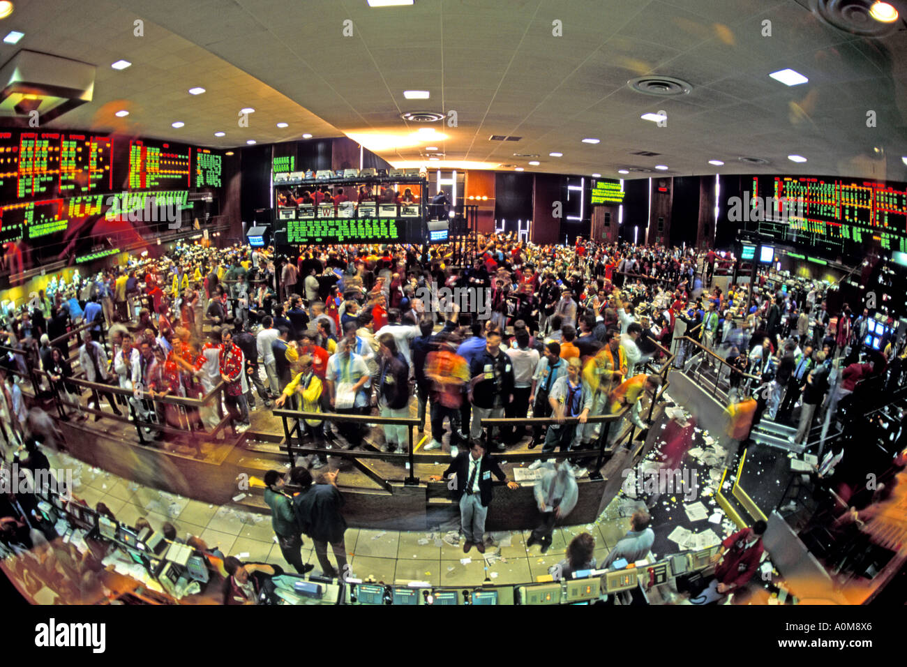 Chicago Board of Trade (CBOT Stock Exchange trading floor Chicago