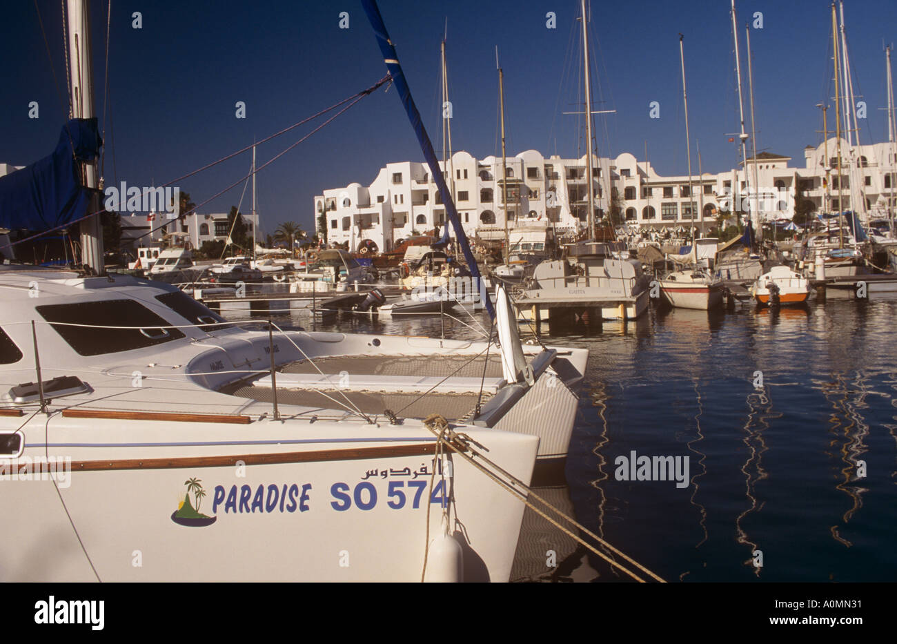 Marina Port el Kantaoui Sousse Tunisie Banque D'Images