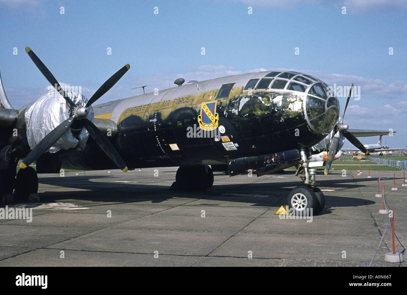 Boeing B-29 Superfortress Duxford Imperial War Museum Banque D'Images