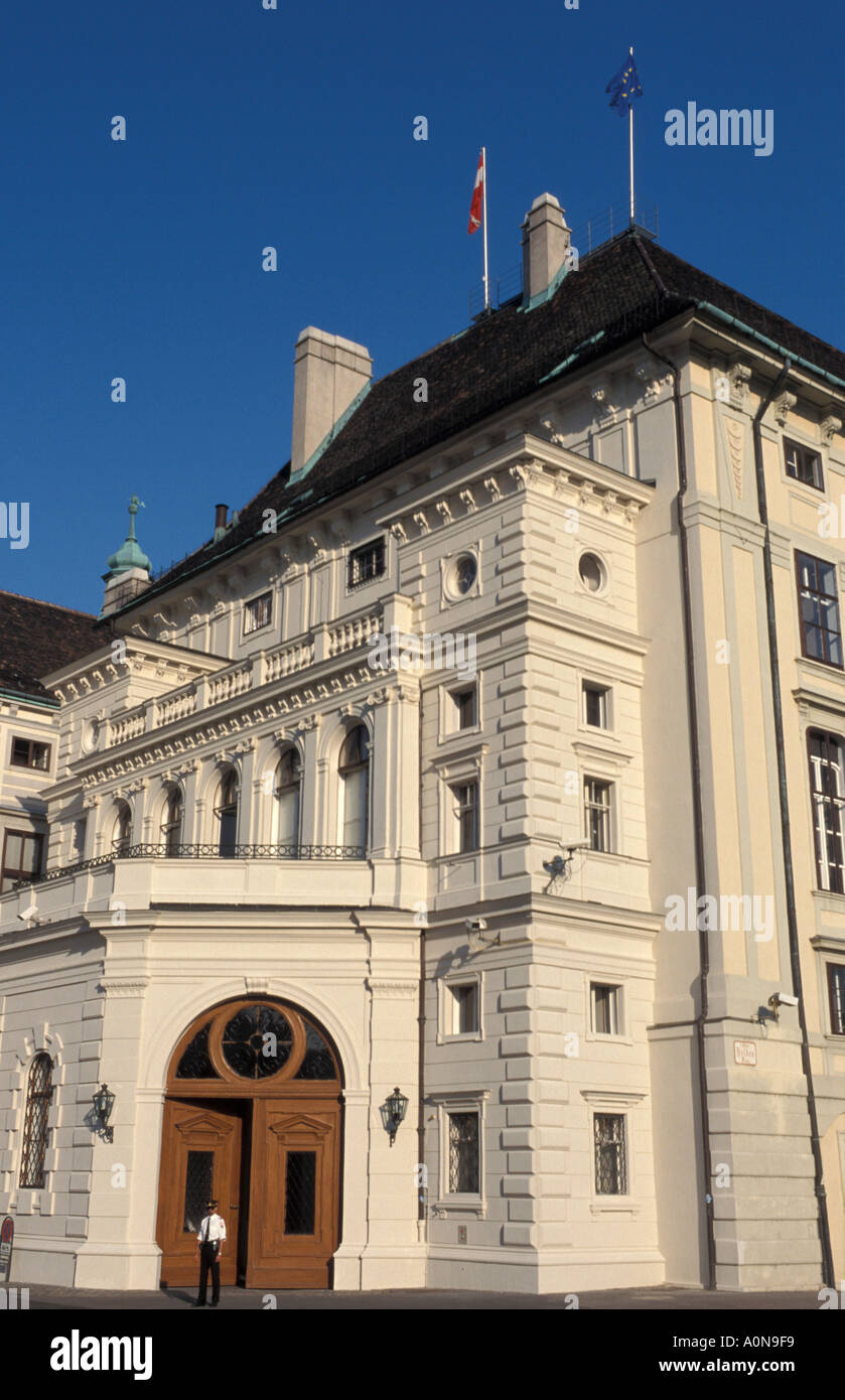 Vienne, Hofburg, le bureau présidentiel Banque D'Images