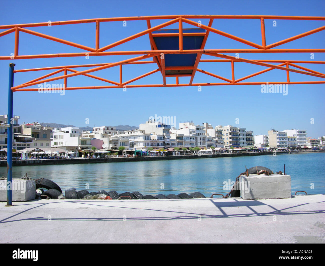 IERAPETRA, la ville la plus australe de l'Europe Grèce CRETE KRETA Griechenland CRETIAN Banque D'Images