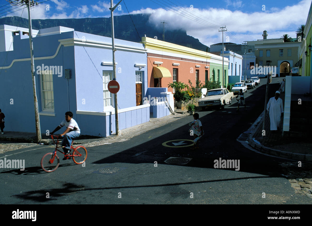 Cape Town le quartier de Malay Banque D'Images