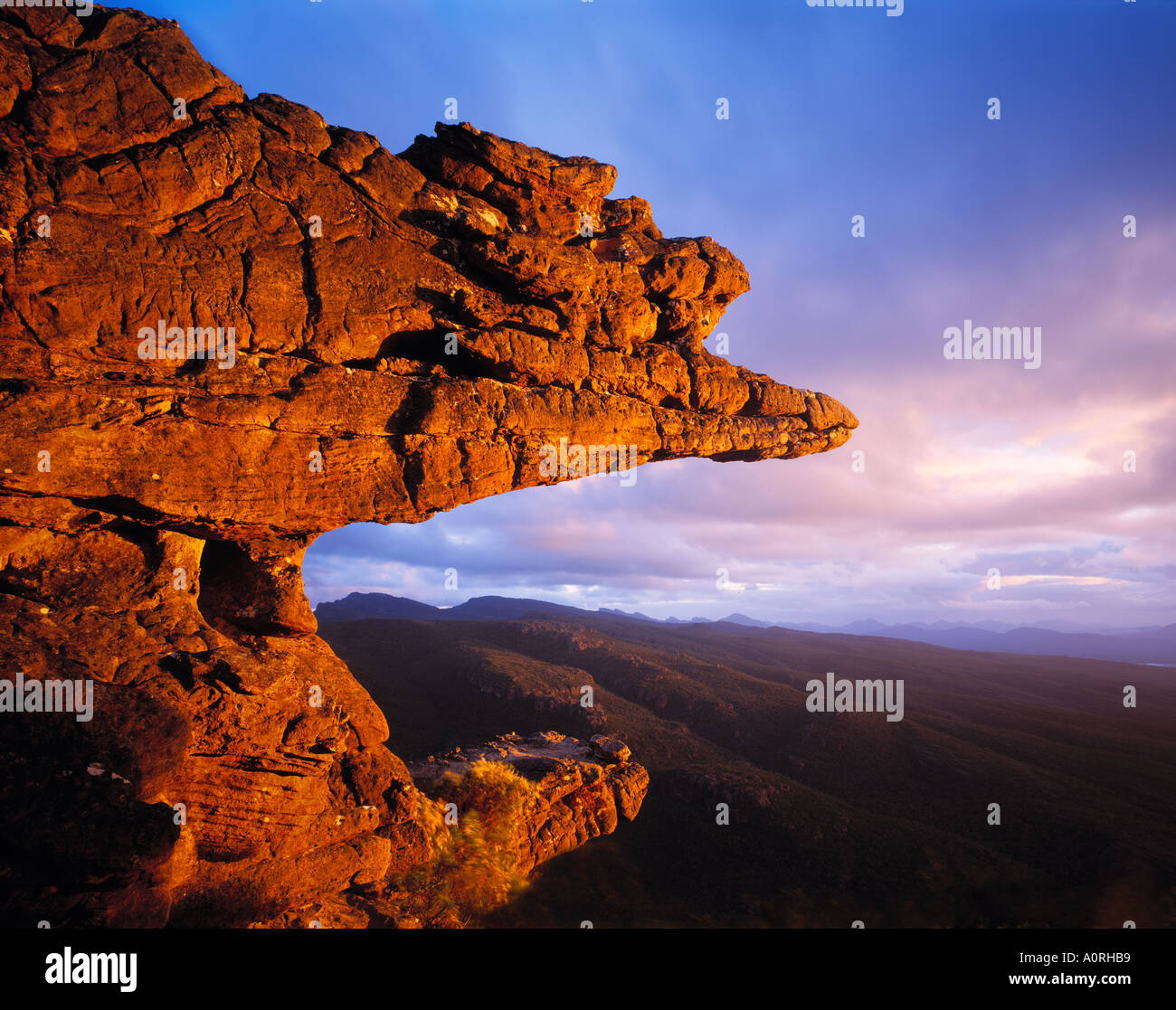 Les balcons Parc National des Grampians Victoria Australie Banque D'Images