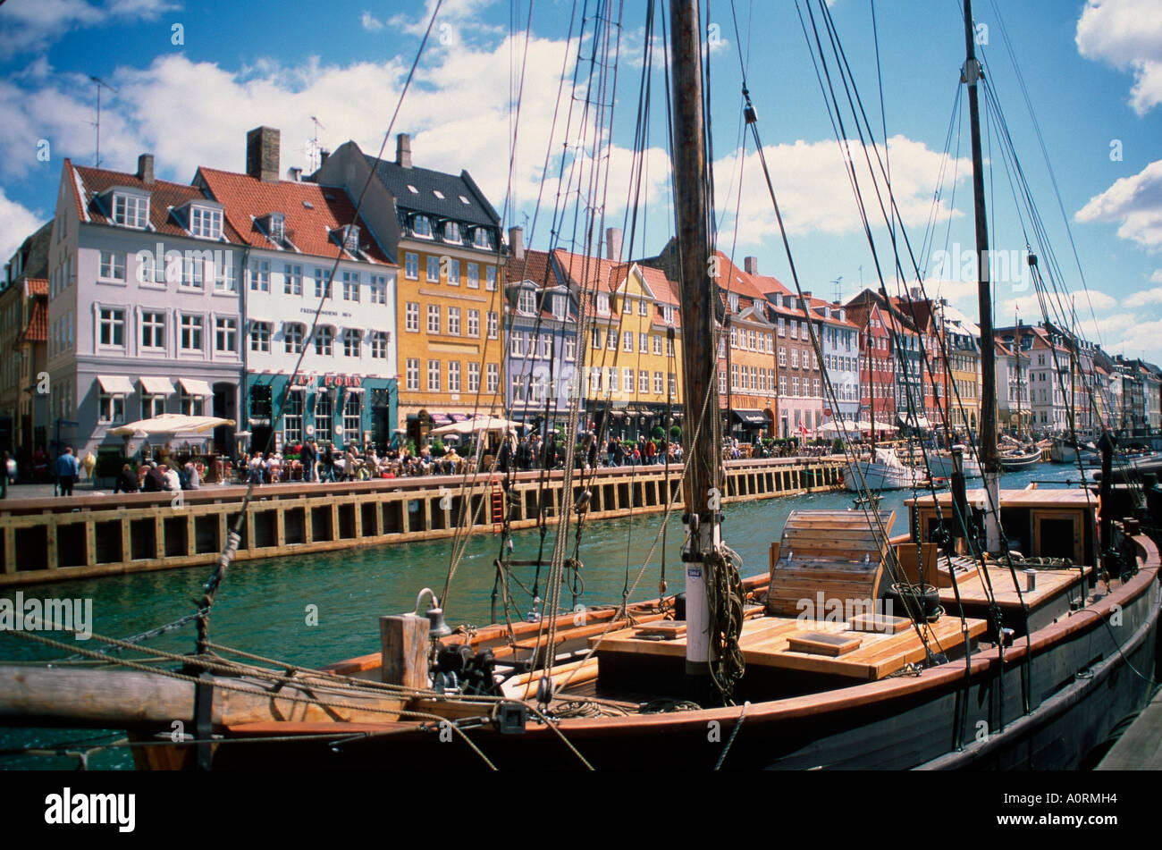 Navire au port / Kopenhagen / im Hafen Schiff Banque D'Images