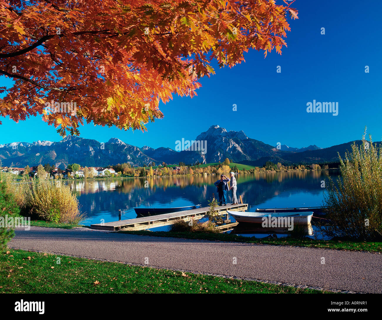 Lake Hopfen Banque D'Images