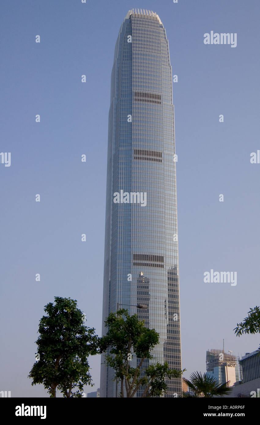 Dh CENTRAL HONG KONG SFI International Finance Centre immeuble de bureaux plus haut immeuble de Hong Kong Banque D'Images