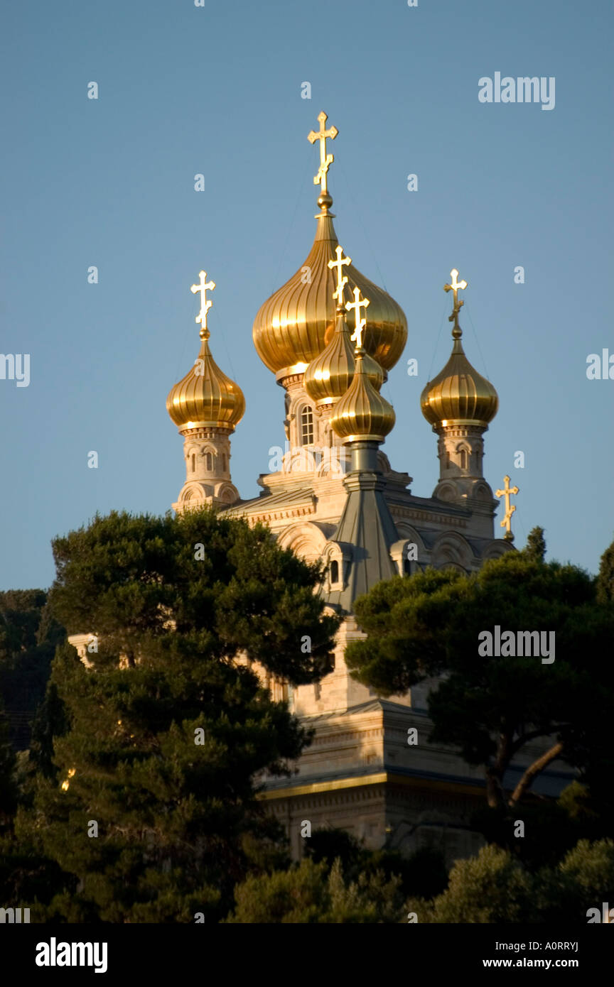 Eglise orthodoxe russe de Marie Madeleine Mont des Oliviers Jérusalem