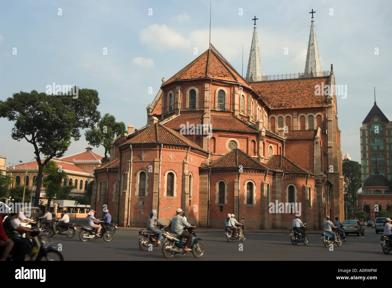 La Cathédrale Notre Dame Ho Chi Minh City Saigon Vietnam Asie Asie du sud-est Banque D'Images