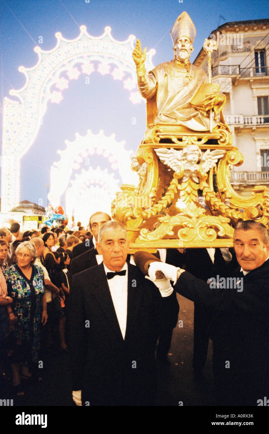 Festival de Saint Oronzo Lecce Pouilles Italie Europe Banque D'Images