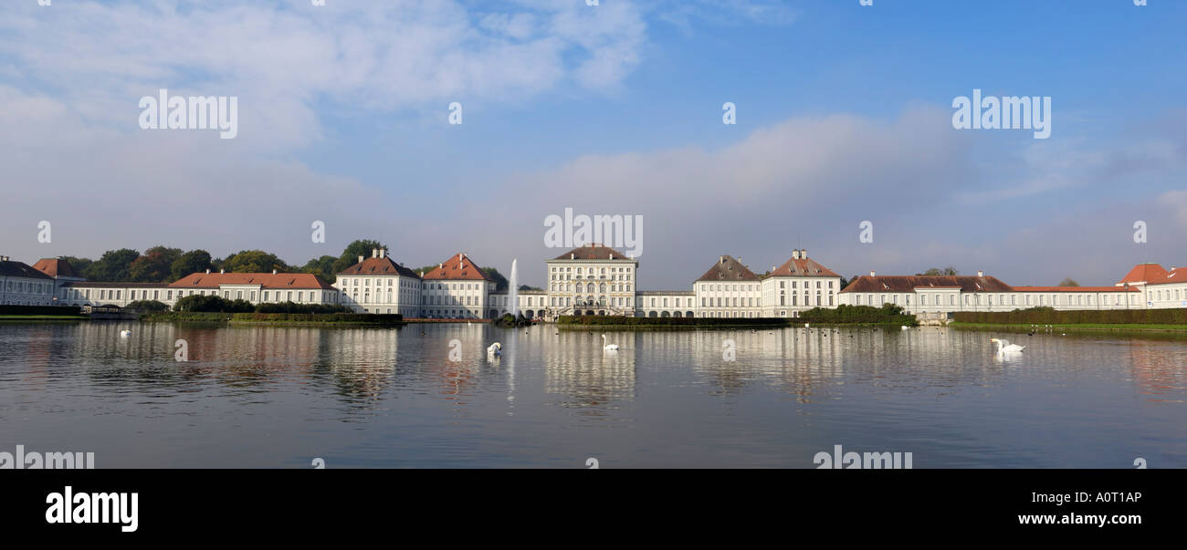 Schloss Nymphenburg Munich Bavaria Bayern Allemagne Europe Banque D'Images