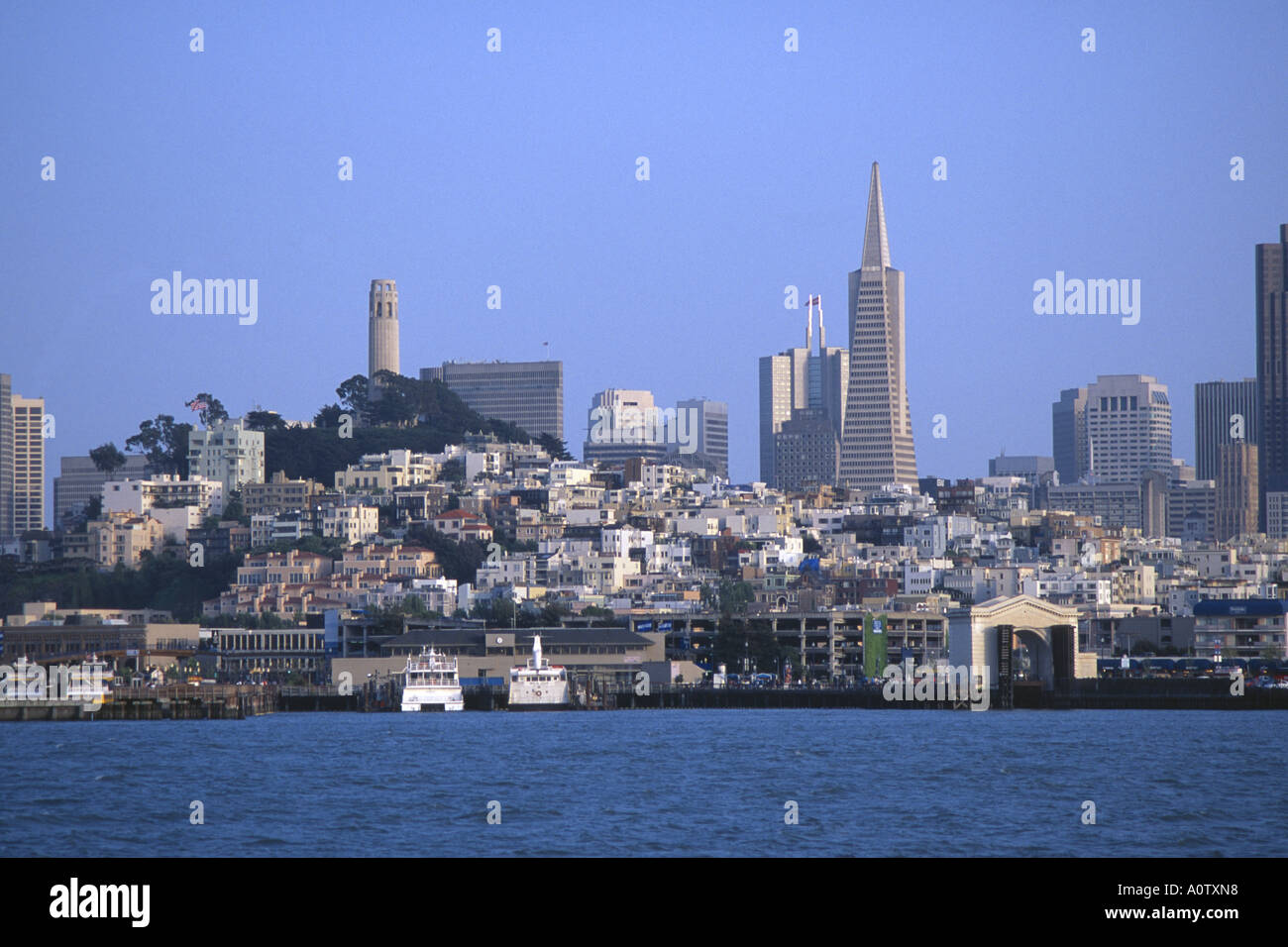 Fisherman's Wharf horizon de San Francisco, Californie, USA. Banque D'Images