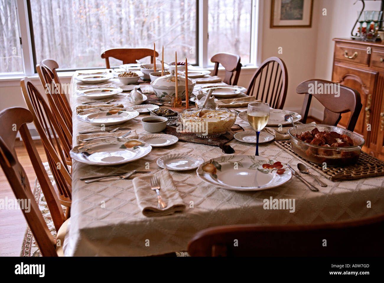 « Table d’hôtes » Banque D'Images