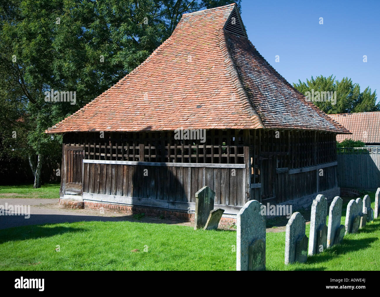 Cage de Bell, St Mary's, East Bergholt, dans le Suffolk Photo Stock - Alamy