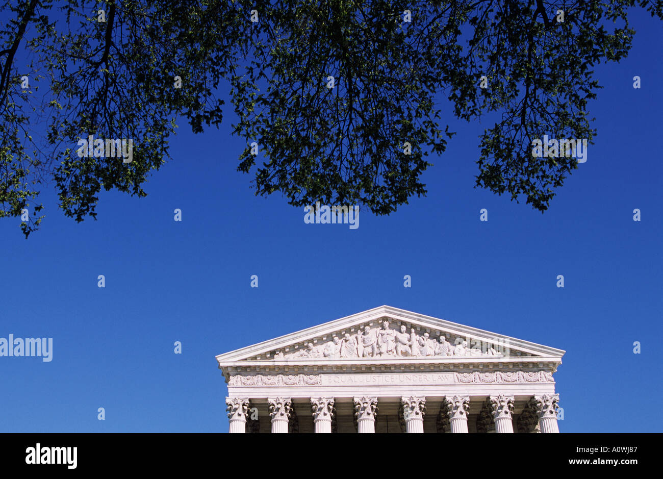 Cour suprême des États-Unis d'extérieur de bâtiment Banque D'Images
