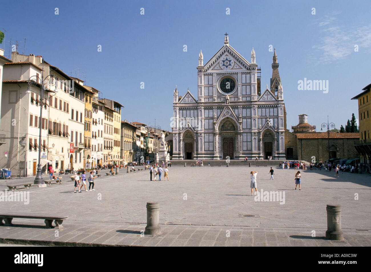 Chiesa di Santa Croce Florence Toscane Italie Europe Banque D'Images