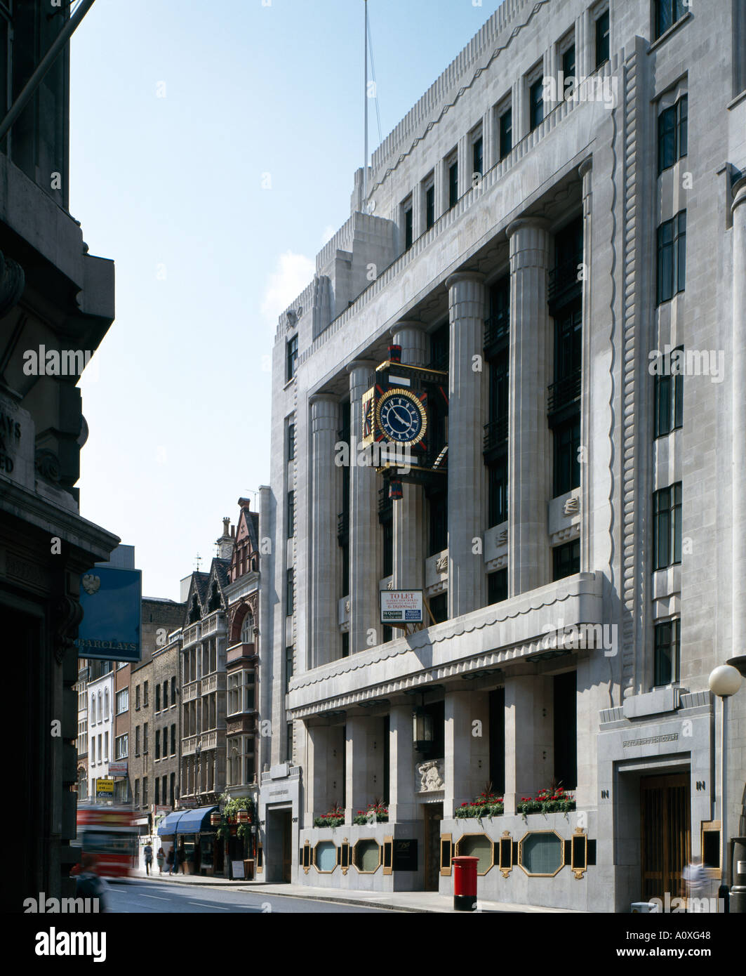 Daily Telegraph, 120 Fleet Street, Londres, 1928. De l'extérieur. Architecte : Elcock et Sutcliffe, Thomas Tait Banque D'Images