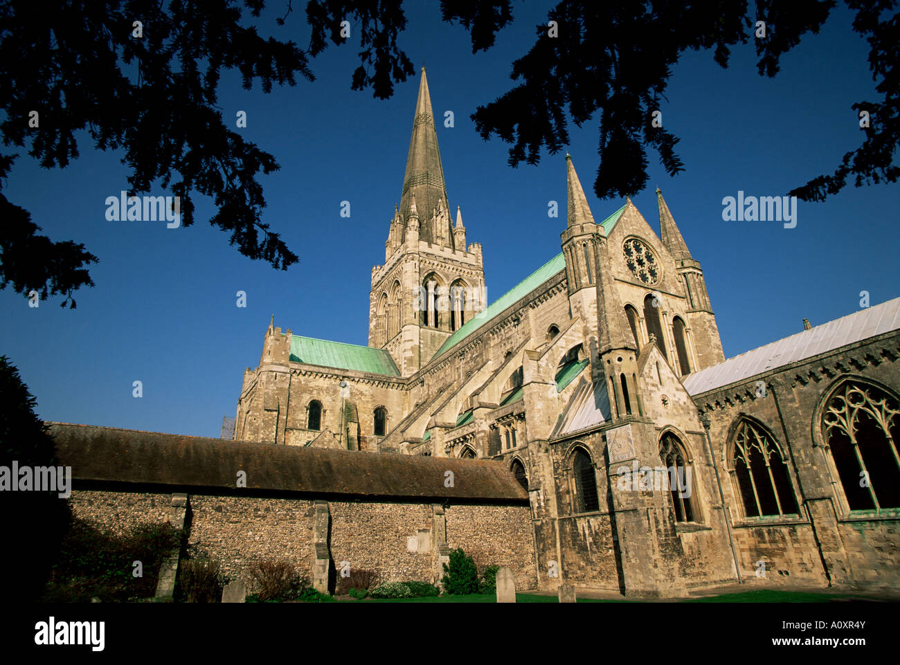 Cathédrale Chichester West Sussex Sussex England Royaume-Uni Europe Banque D'Images