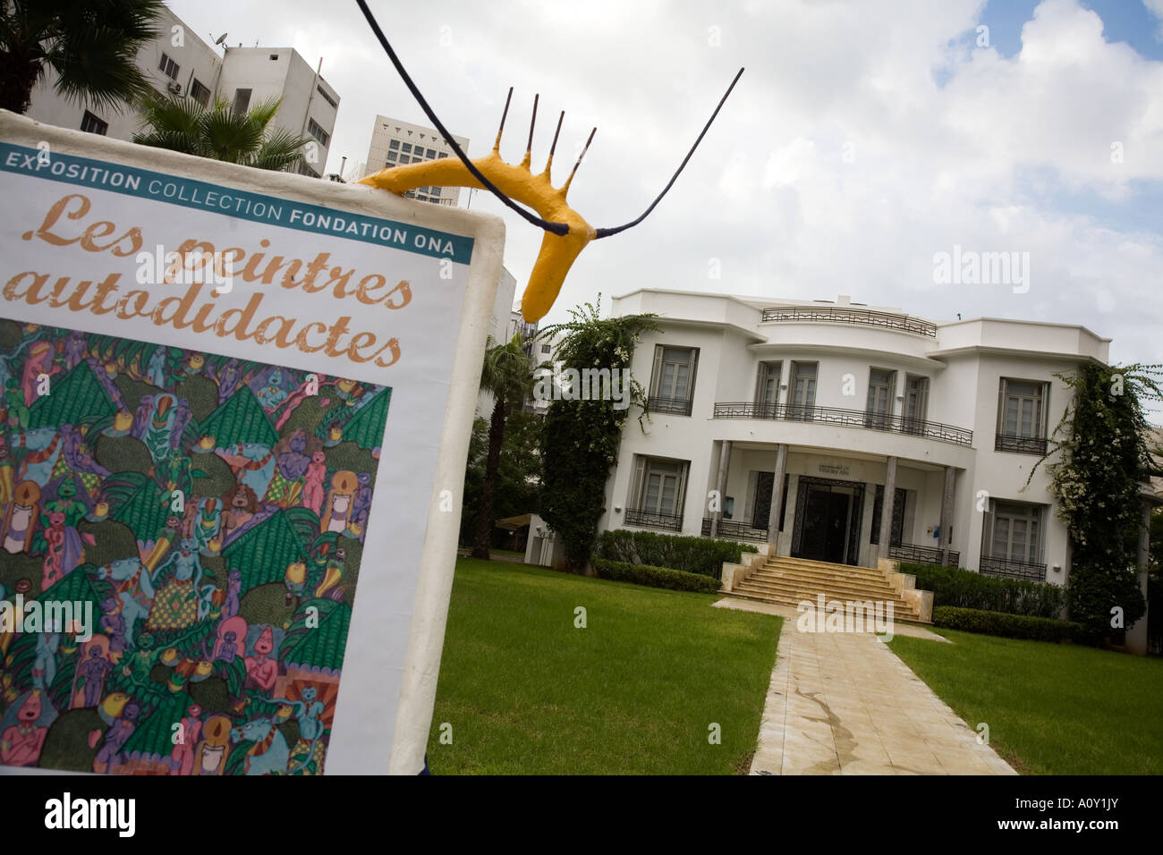 Villa des Arts Casablanca City Center Maroc Banque D'Images