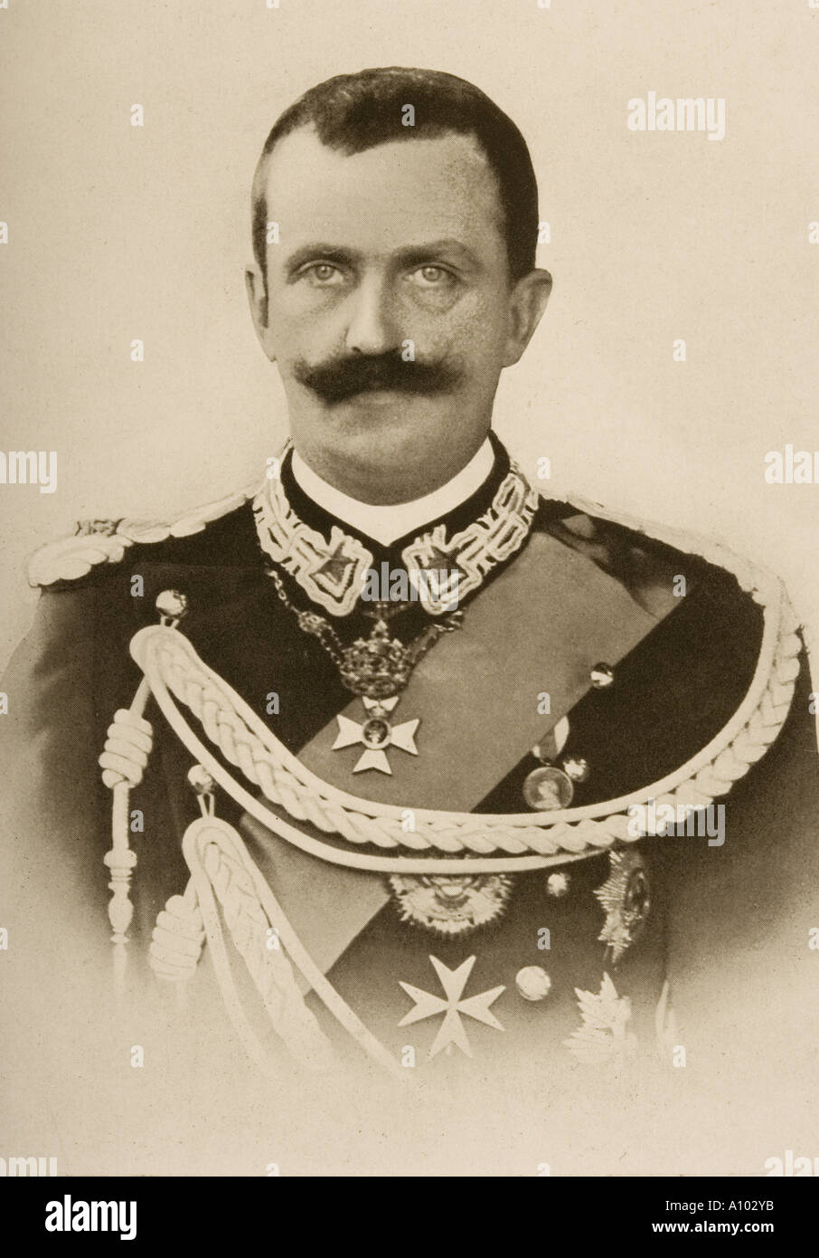 Le roi Victor Emmanuel III d'Italie Banque D'Images