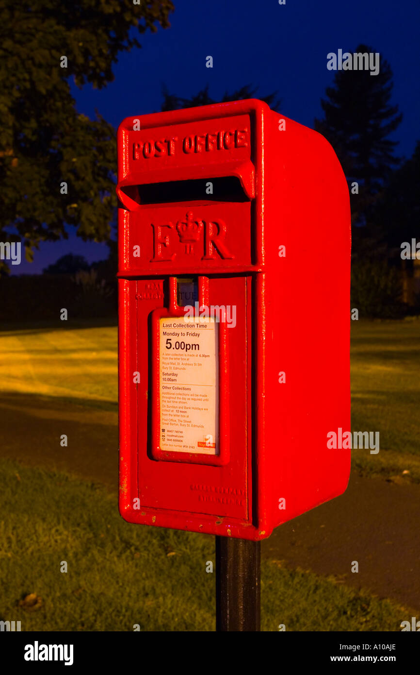 Royal Mail letter box Banque D'Images