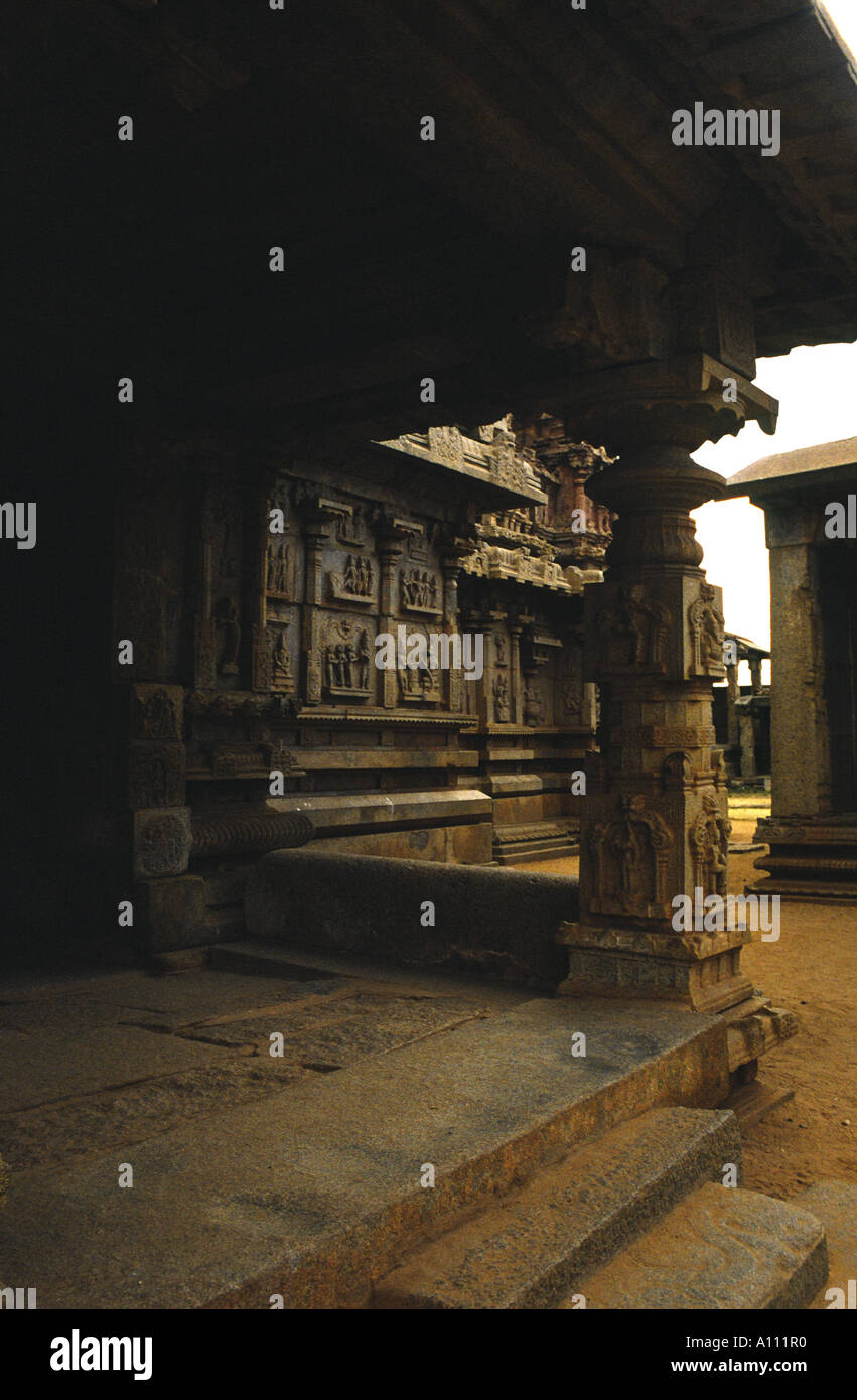 Vijaya Vittala Temple à Hampi en Inde du Sud Banque D'Images