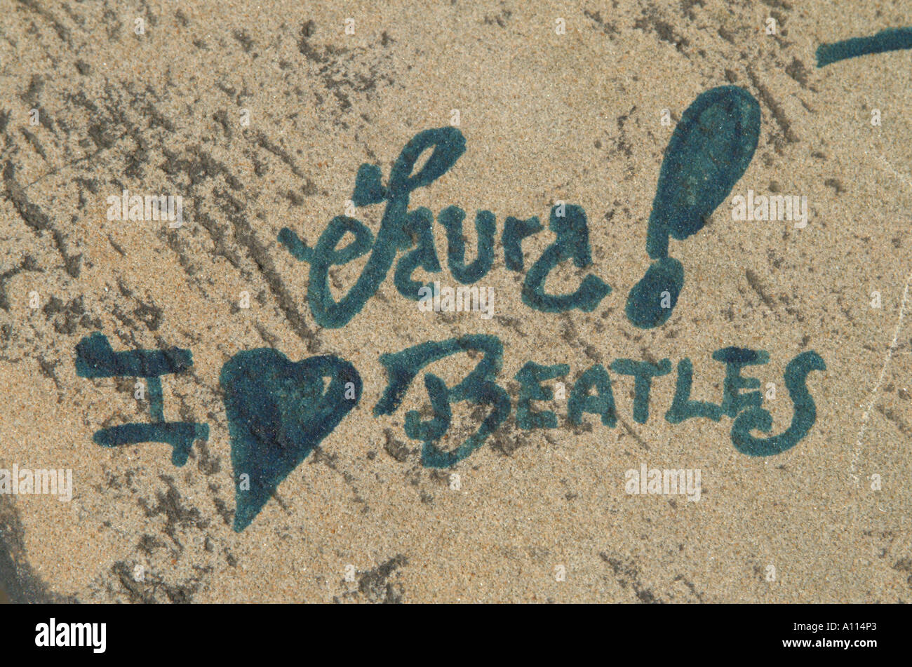 J'aime les Beatles Banque D'Images J'aime les Beatles Banque D'Images