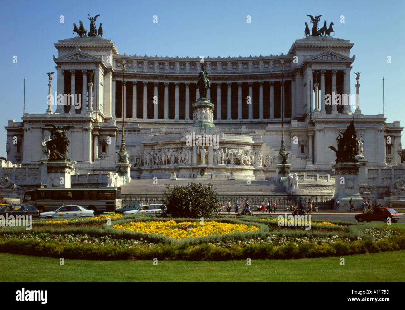 Italie Rome Monument Victor Emmanuel Banque D'Images