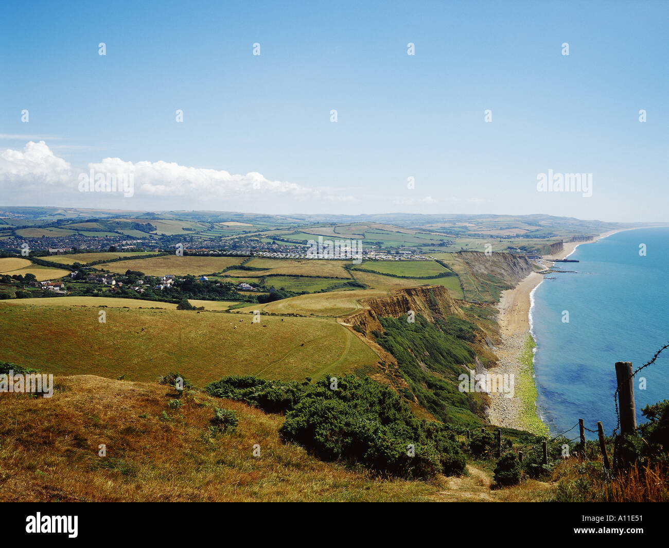 Baie ouest Dorset UK Banque D'Images