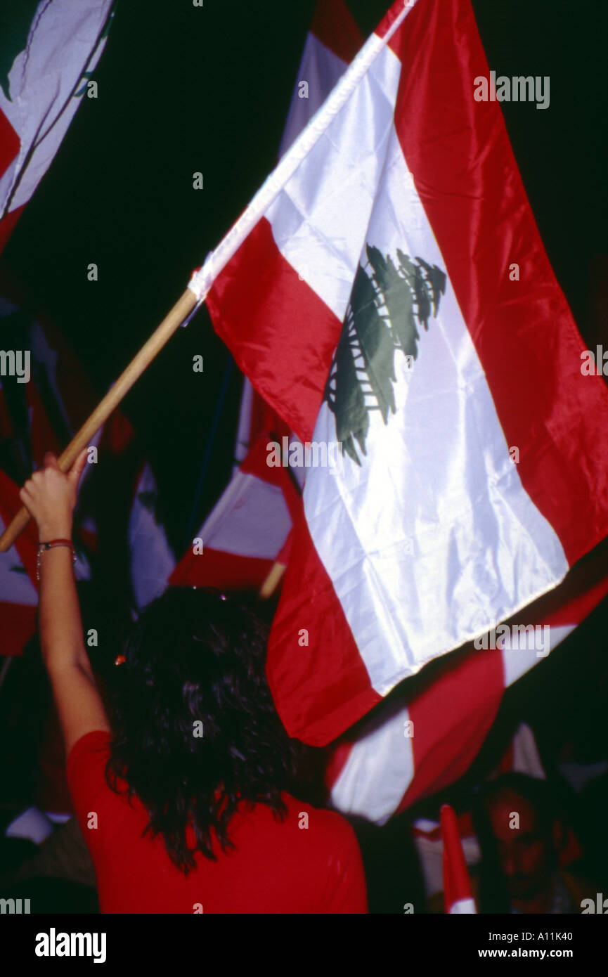 Un champion des droits de l'homme s Beyrouth Liban Banque D'Images