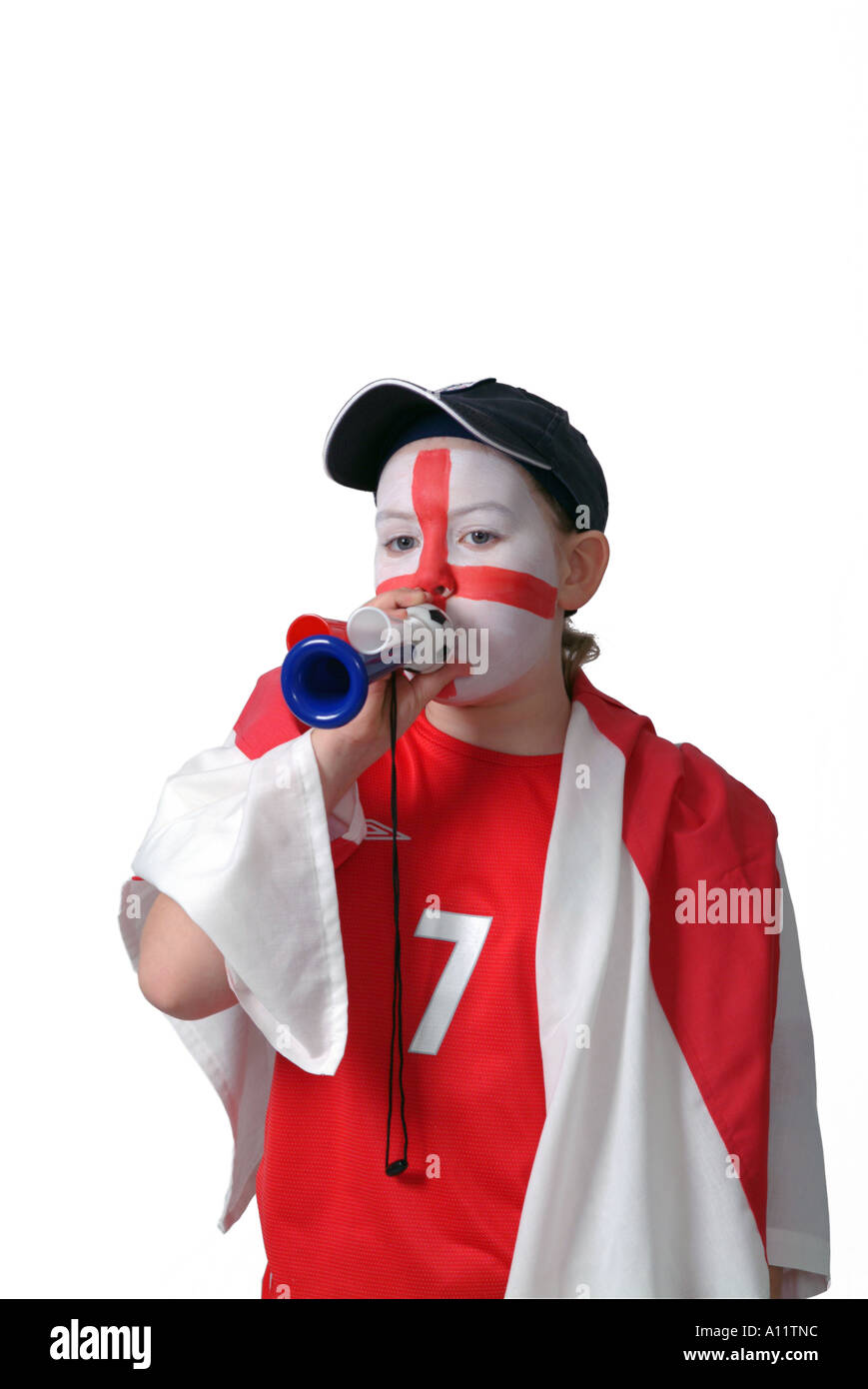 Angleterre football fan Banque D'Images