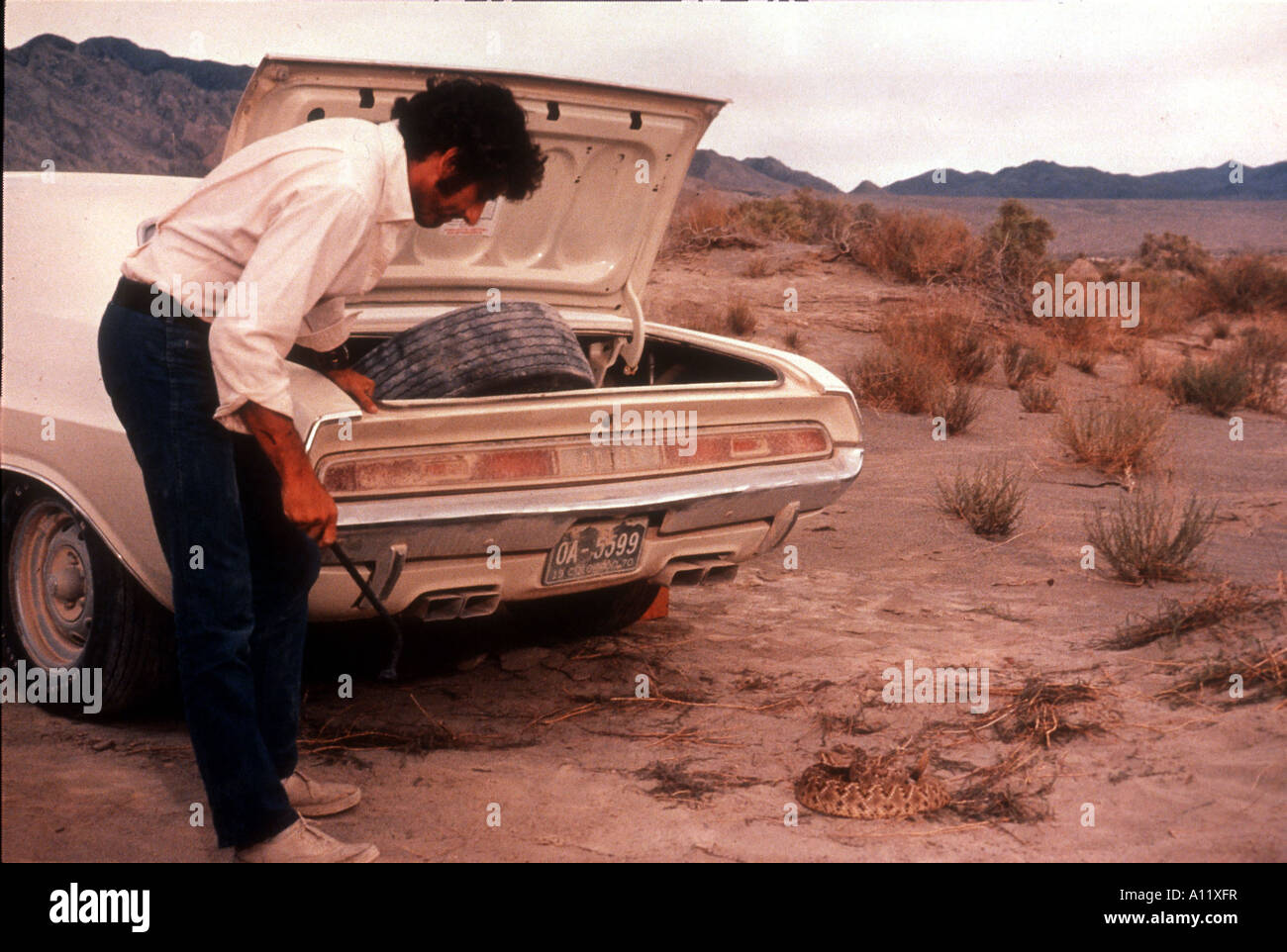 Vanishing Point Année 1971 réalisateur Richard Sarafian Barry Newman Banque D'Images