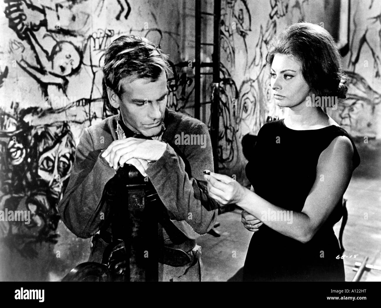 J'Altona sequestrati di An 1962 Réalisateur Vittorio De Sica Sophia Loren Maximilian Schell basé sur Jean Paul Sartre s jouer Banque D'Images