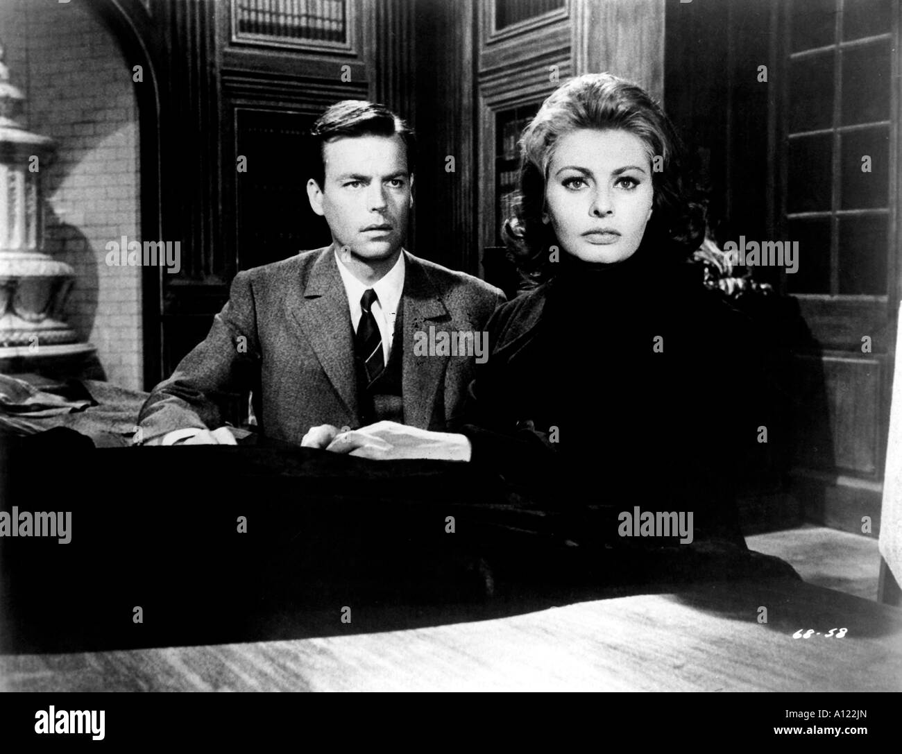J'Altona sequestrati di An 1962 Réalisateur Vittorio De Sica Sophia Loren Robert Wagner d'après Jean Paul Sartre s jouer Banque D'Images