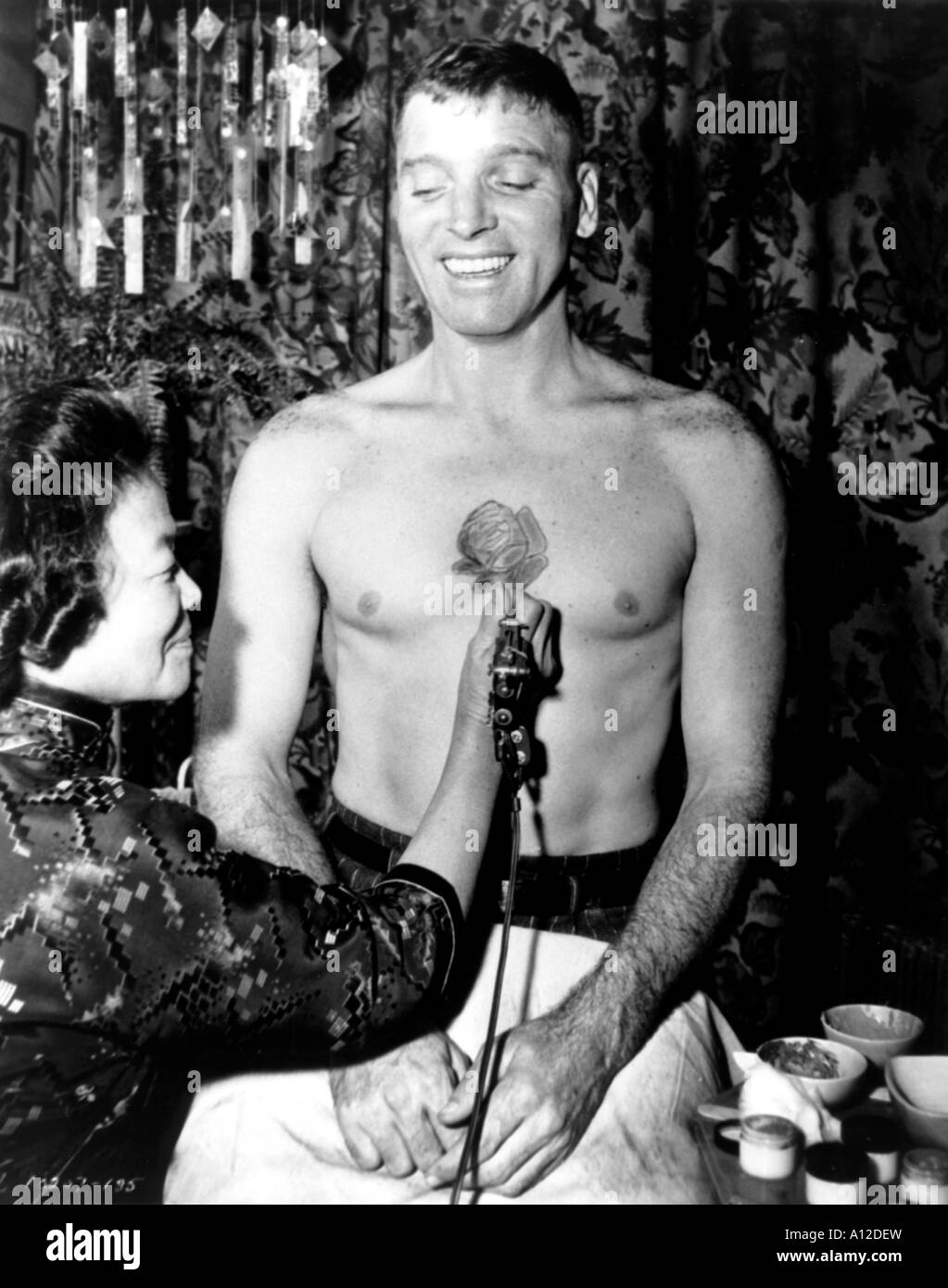 L'année 1955 Rose Tattoo réalisateur Daniel Mann Burt Lancaster basé sur livre photo prise de Tennessee Williams Banque D'Images