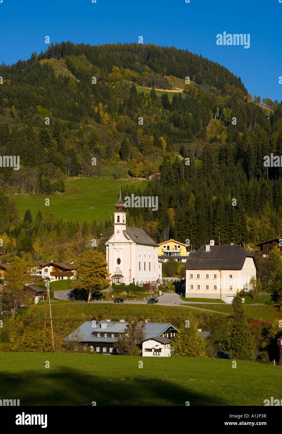 Village de Flachau Autriche Banque D'Images