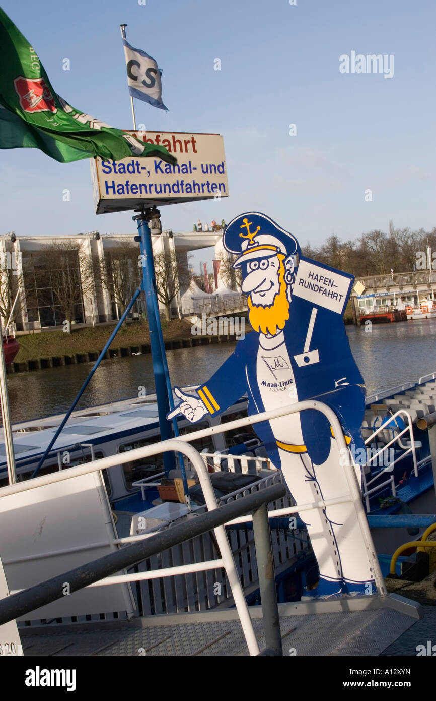 Holstenhafen Lubeck, Allemagne Banque D'Images
