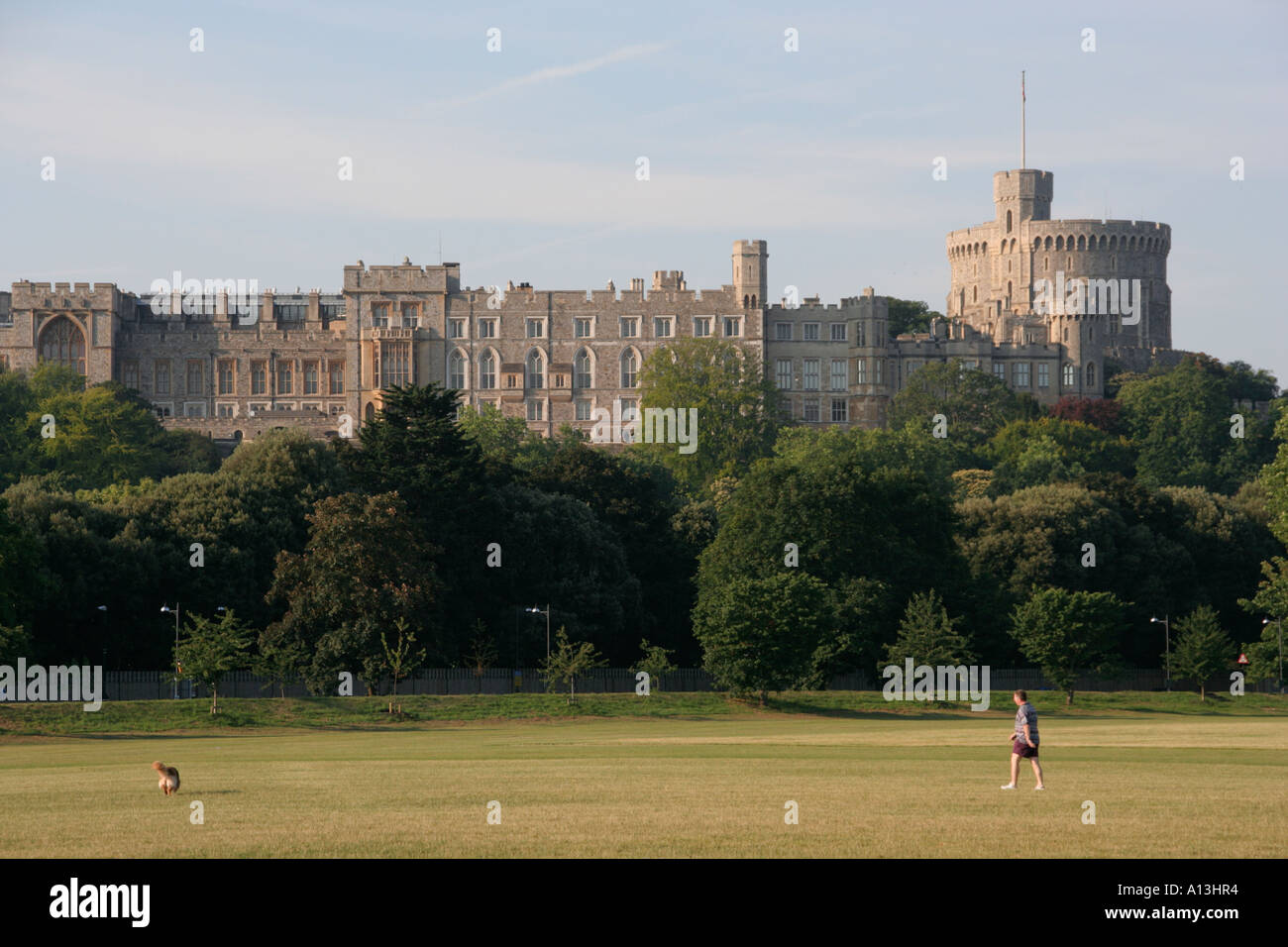 Le château de Windsor accueil de la reine angleterre uk Banque D'Images