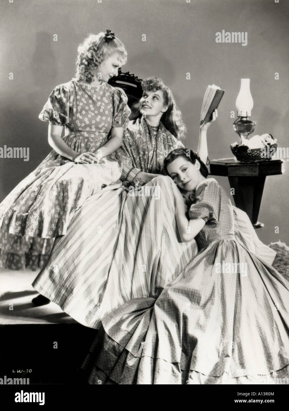 Peu de femmes Année 1933 réalisateur George Cukor Joan Bennett Katharine Hepburn Frances Dee basé sur roman de Louisa May Alcott, s Banque D'Images