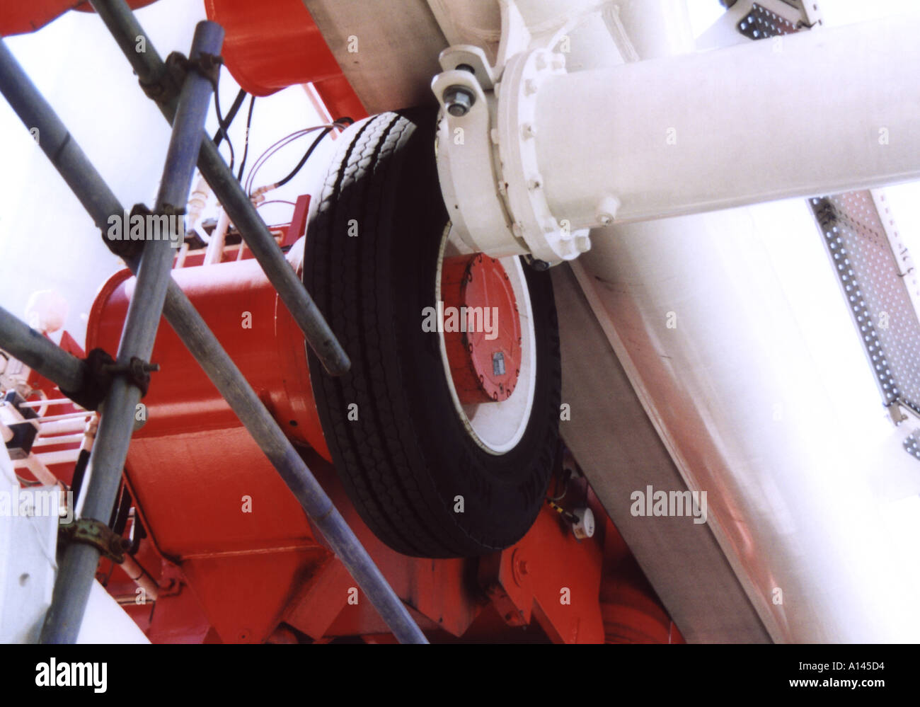Système de Propulsion pneumatique de la grande roue de Londres, Angleterre, Royaume-Uni Banque D'Images