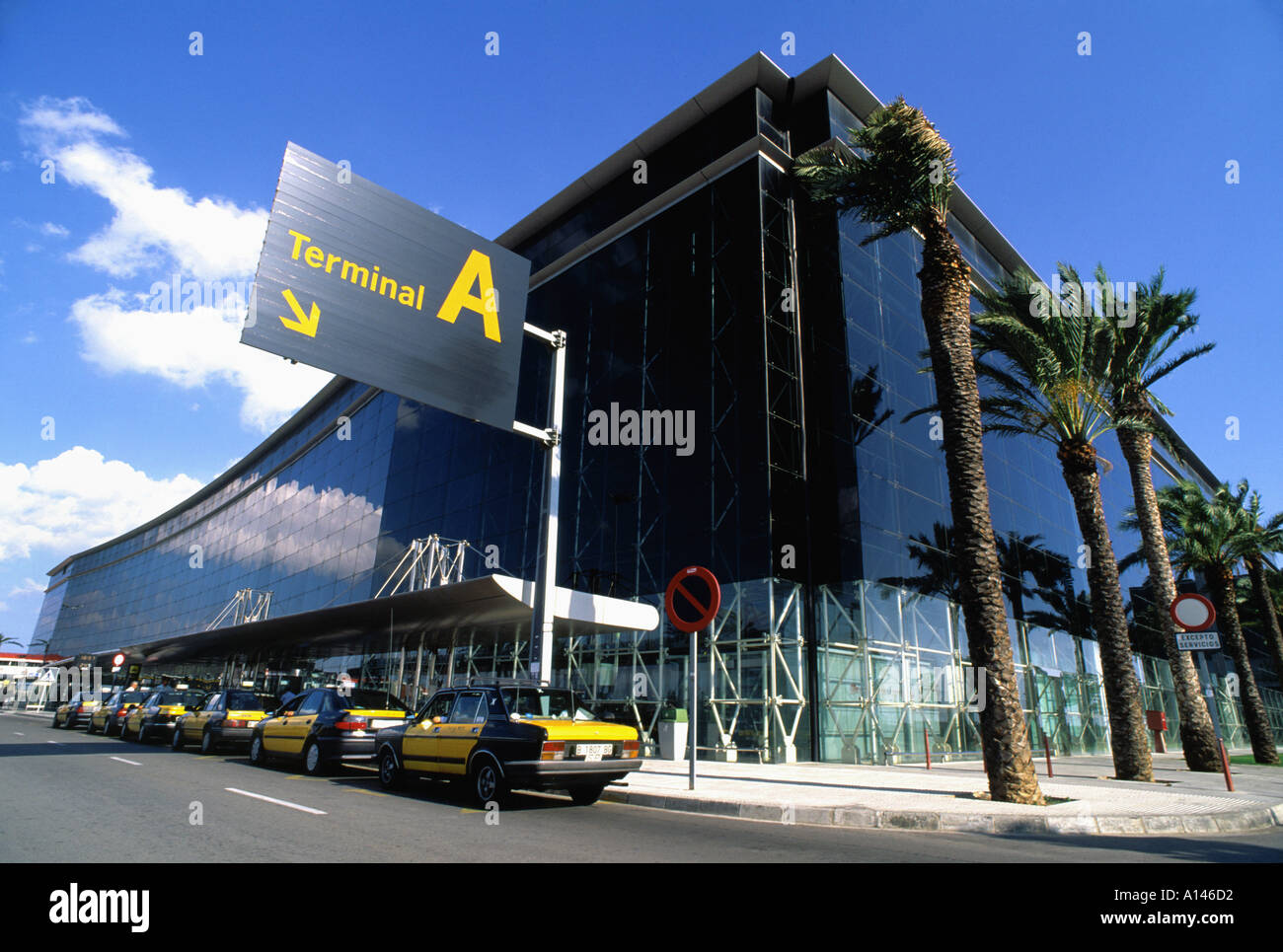 L'aéroport de Barcelone Banque D'Images