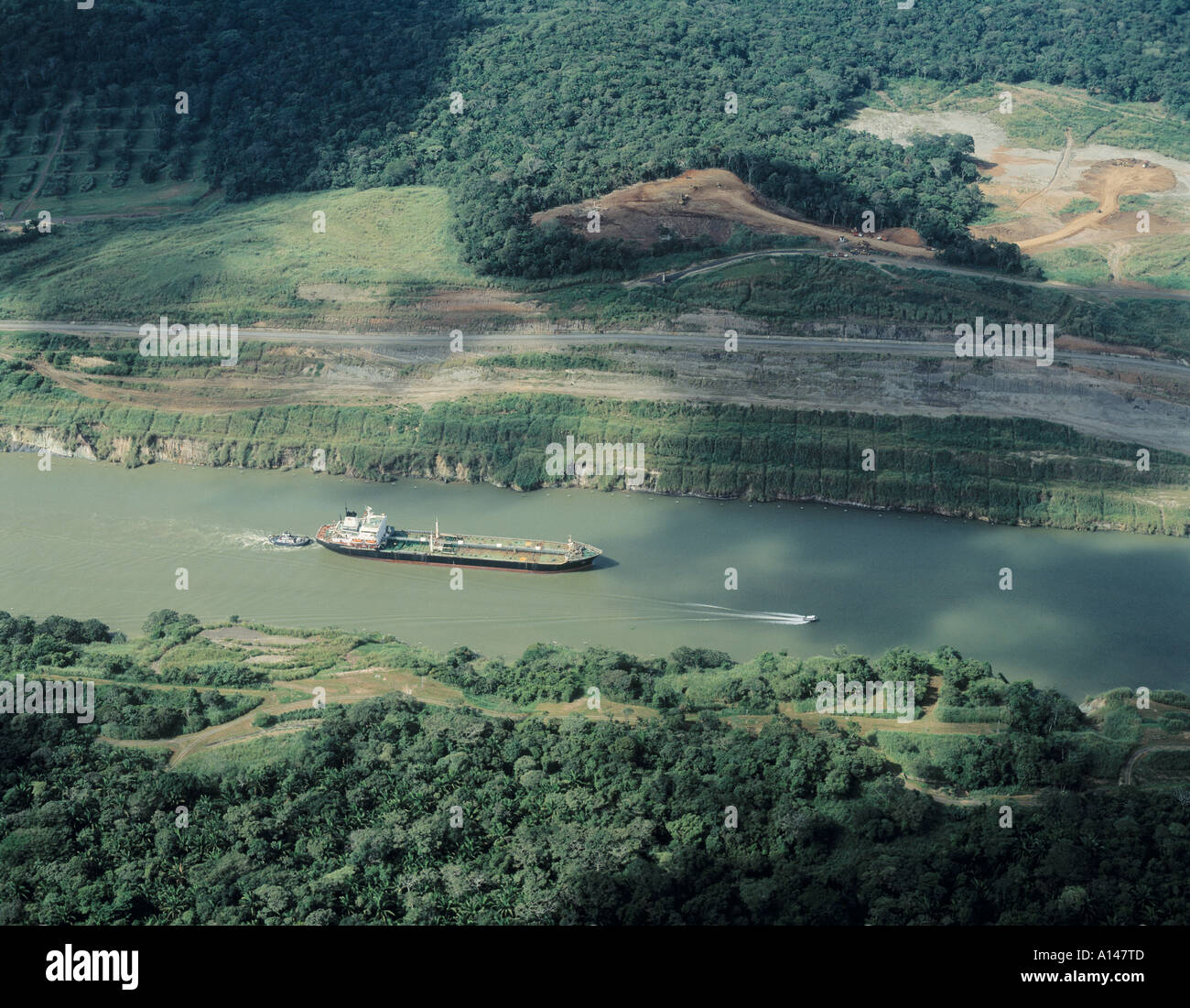 Voyage sur le Canal de Panama, République du Panama Banque D'Images